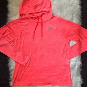 Under Armour UA neon hoodie sweatshirt dri-fit